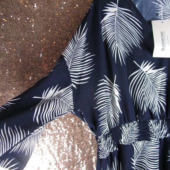 NWT BloomChic navy and white dress 18/2X - Picture 6 of 11